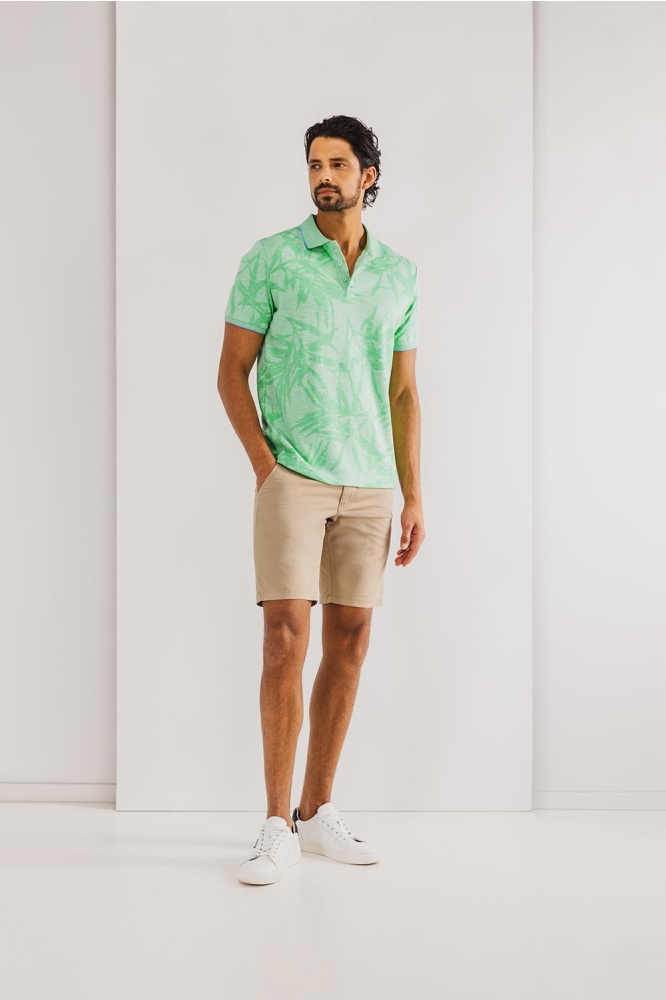 PIQUE POLO MET ALLOVER PRINT 464 15903 3111